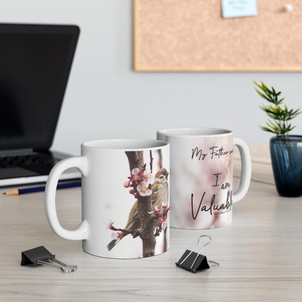 I Am Valuable - Ceramic Sparrow Mug